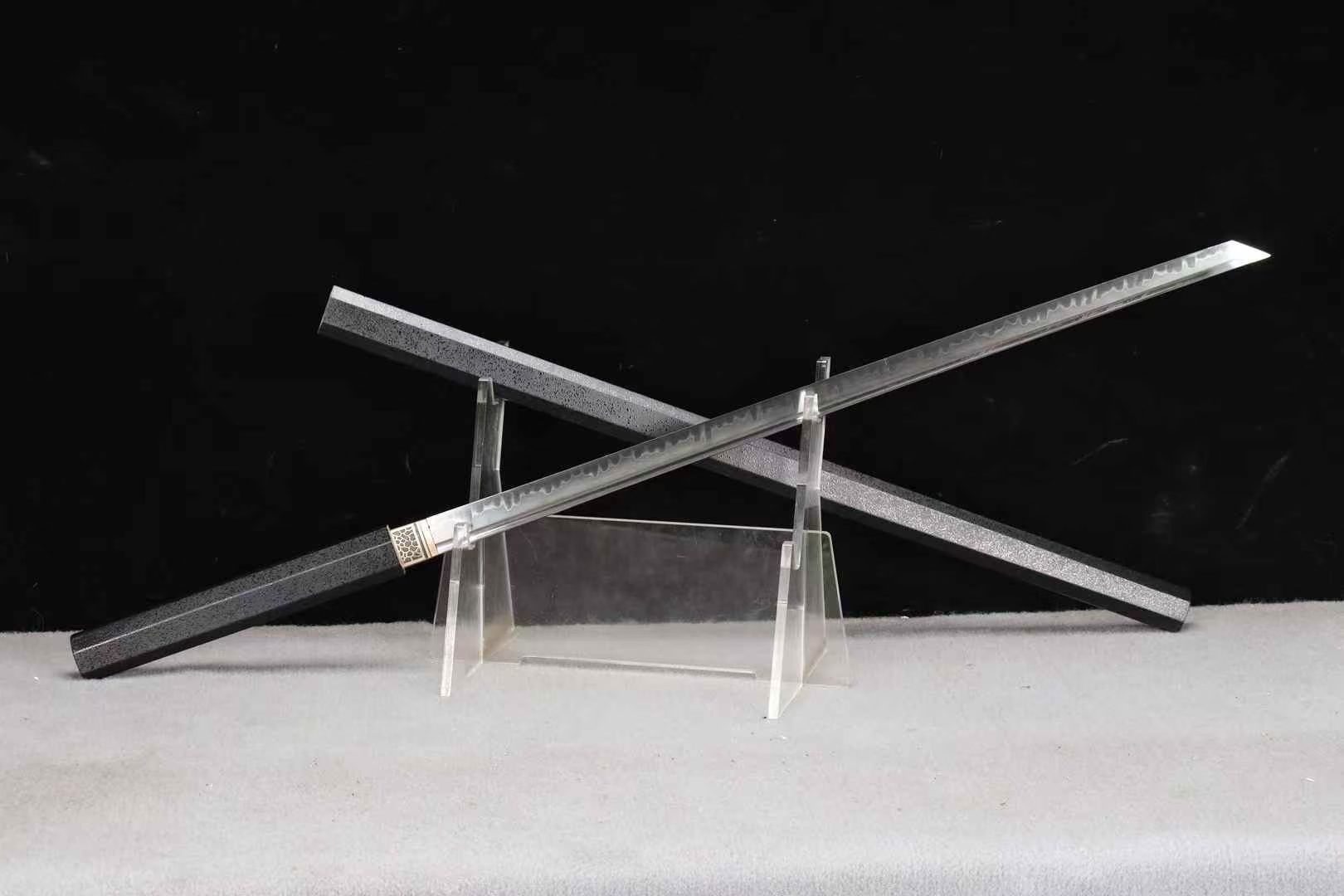 Kiếm Đường Đao Lục Lăng Iai 26 Inch – Thép T10 Phủ Đất Tôi Lưỡi, Bản Rộng Lục Cạnh, Chuẩn Sưu Tầm